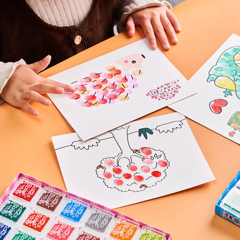 Children Finger Painting